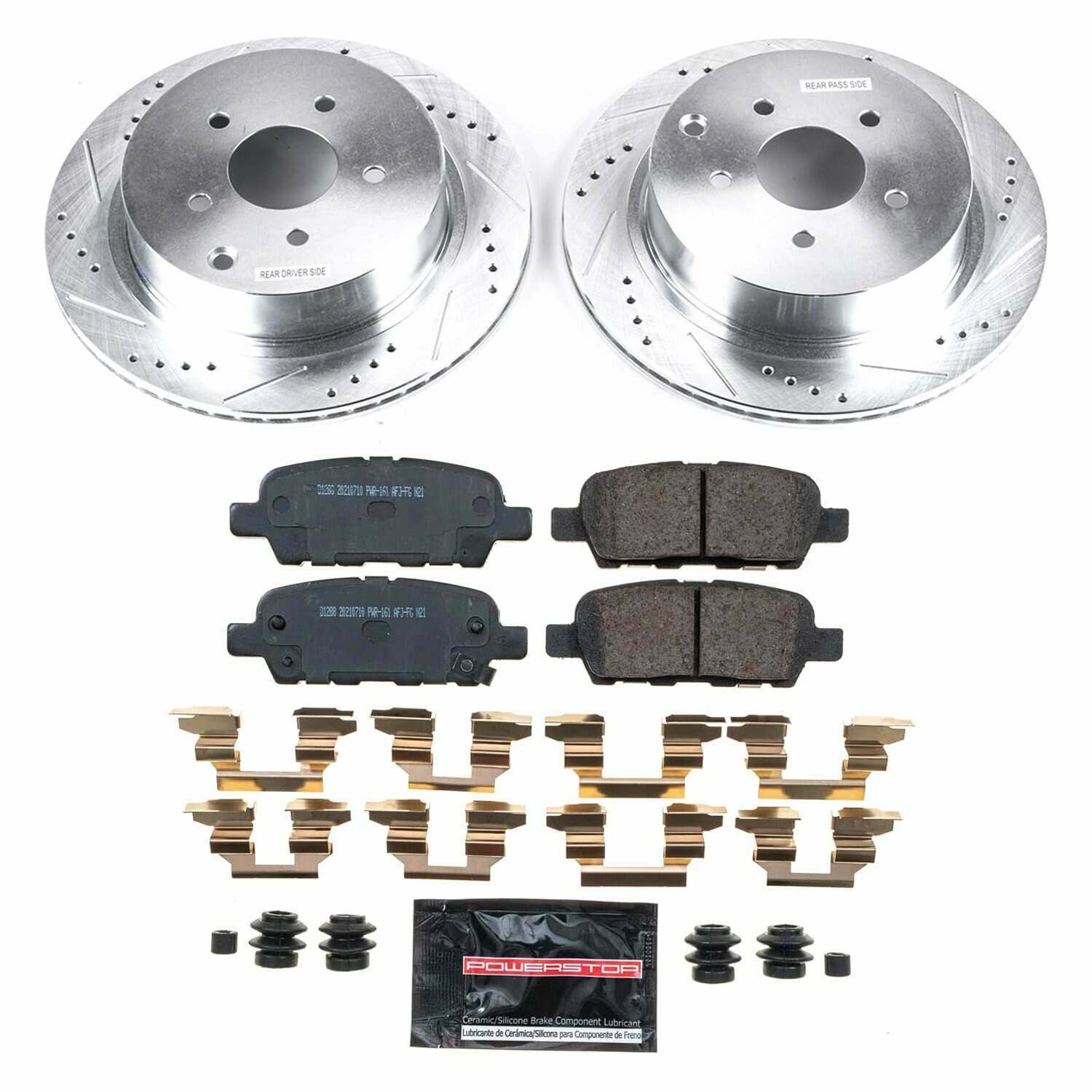 Power Stop 2009 Infiniti FX35 Rear Z26 Street Brake Kit - K9134-26