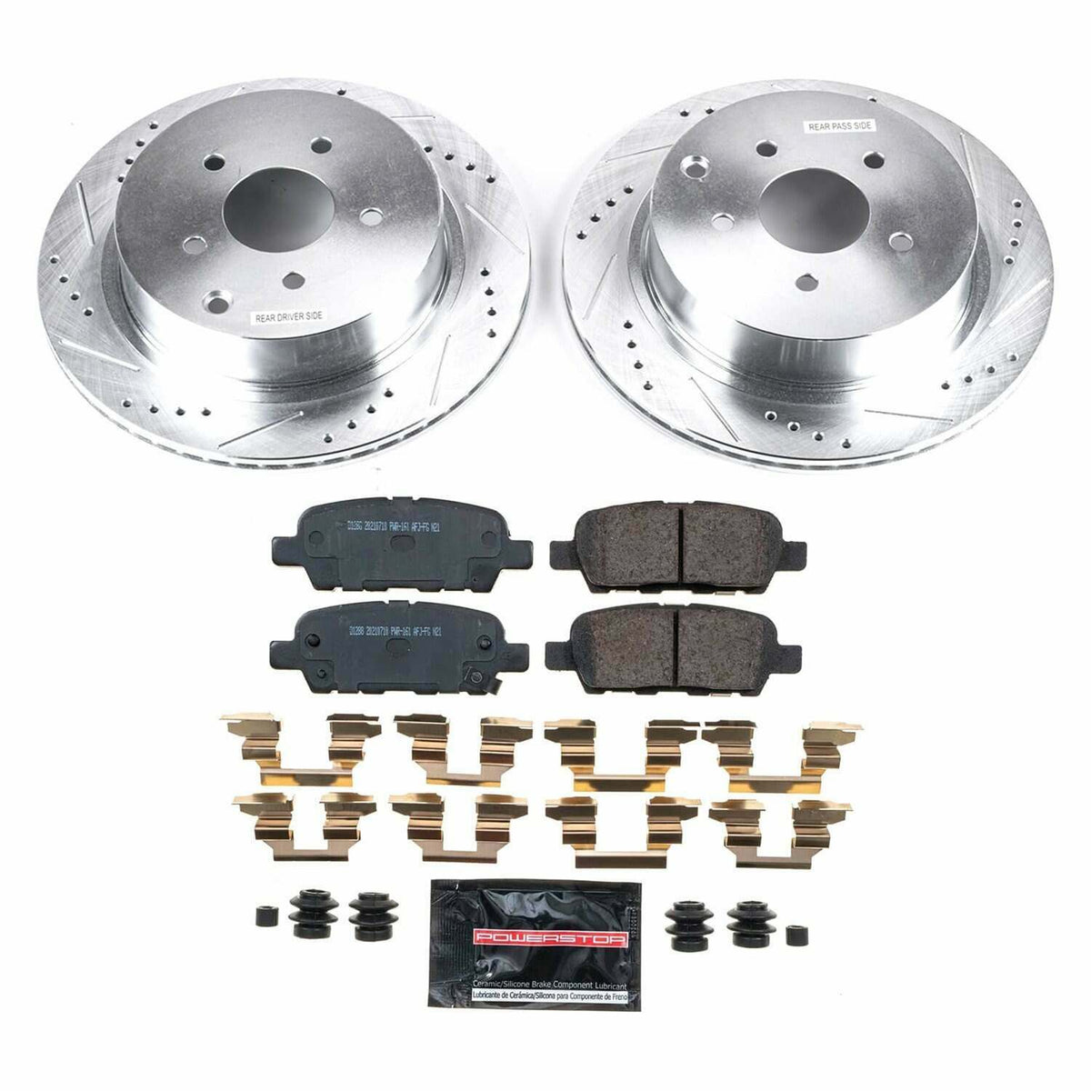 Power Stop 2009 Infiniti FX35 Rear Z23 Evolution Brake Kit - K9134