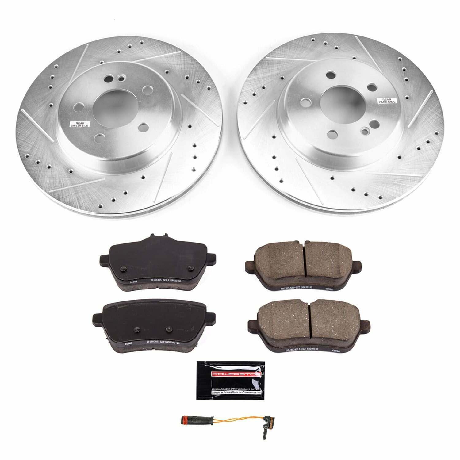 Power Stop 18-20 Mercedes-Benz S450 Rear Z23 Evolution Brake Kit - K9151