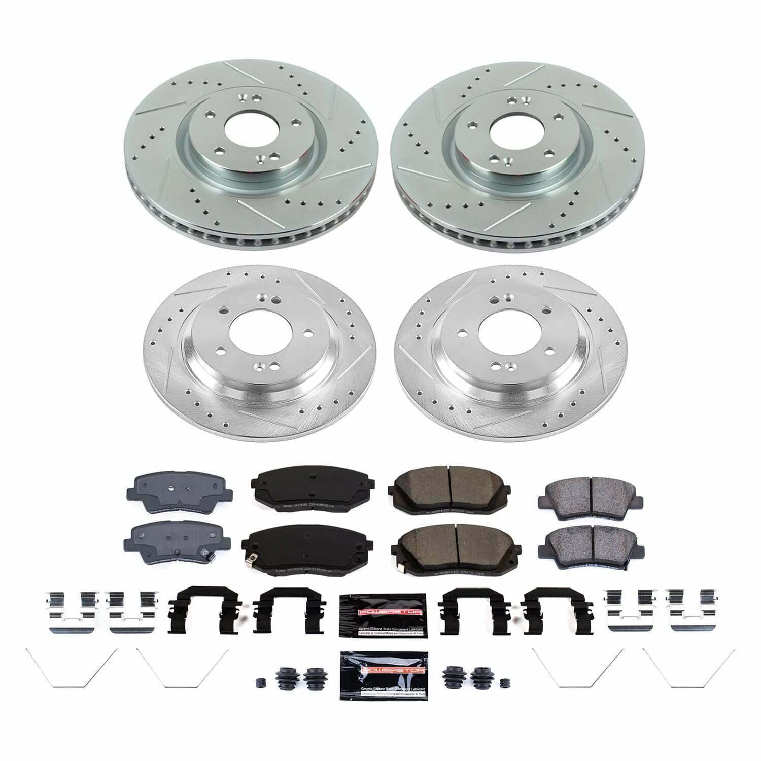 Power Stop 2020 Kia Optima Front and Rear Z23 Evolution Brake Kit - K9167