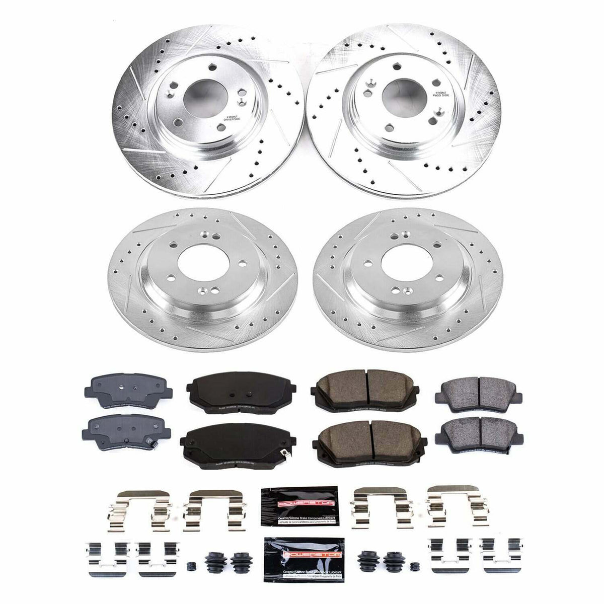 Power Stop 2020 Kia Optima Front and Rear Z23 Evolution Brake Kit - K9168