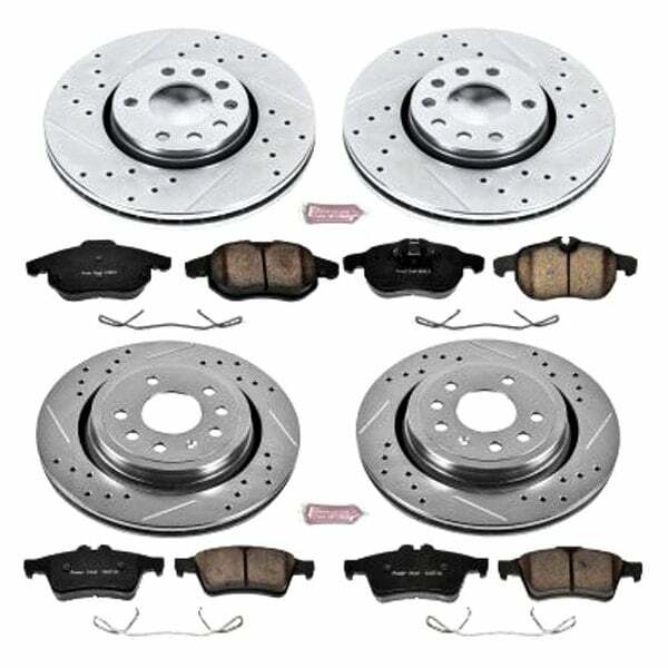 Power Stop 03-11 Saab 9-3 Front & Rear Z23 Evolution Sport Brake Kit - K986
