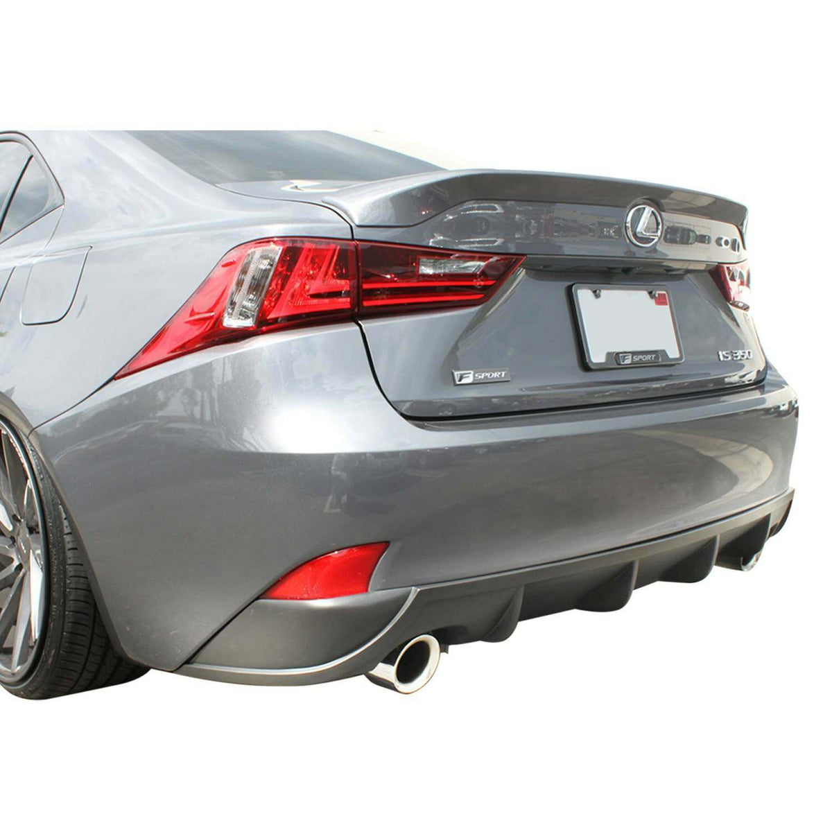 Stillen 2014-2016 Lexus IS250, IS350 Rear Diffuser [Matte Black] - KB31002MB