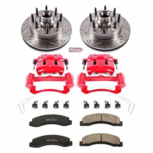 Power Stop 03-05 Ford Excursion Front Z23 Evolution Kit w/Cals - KC1392
