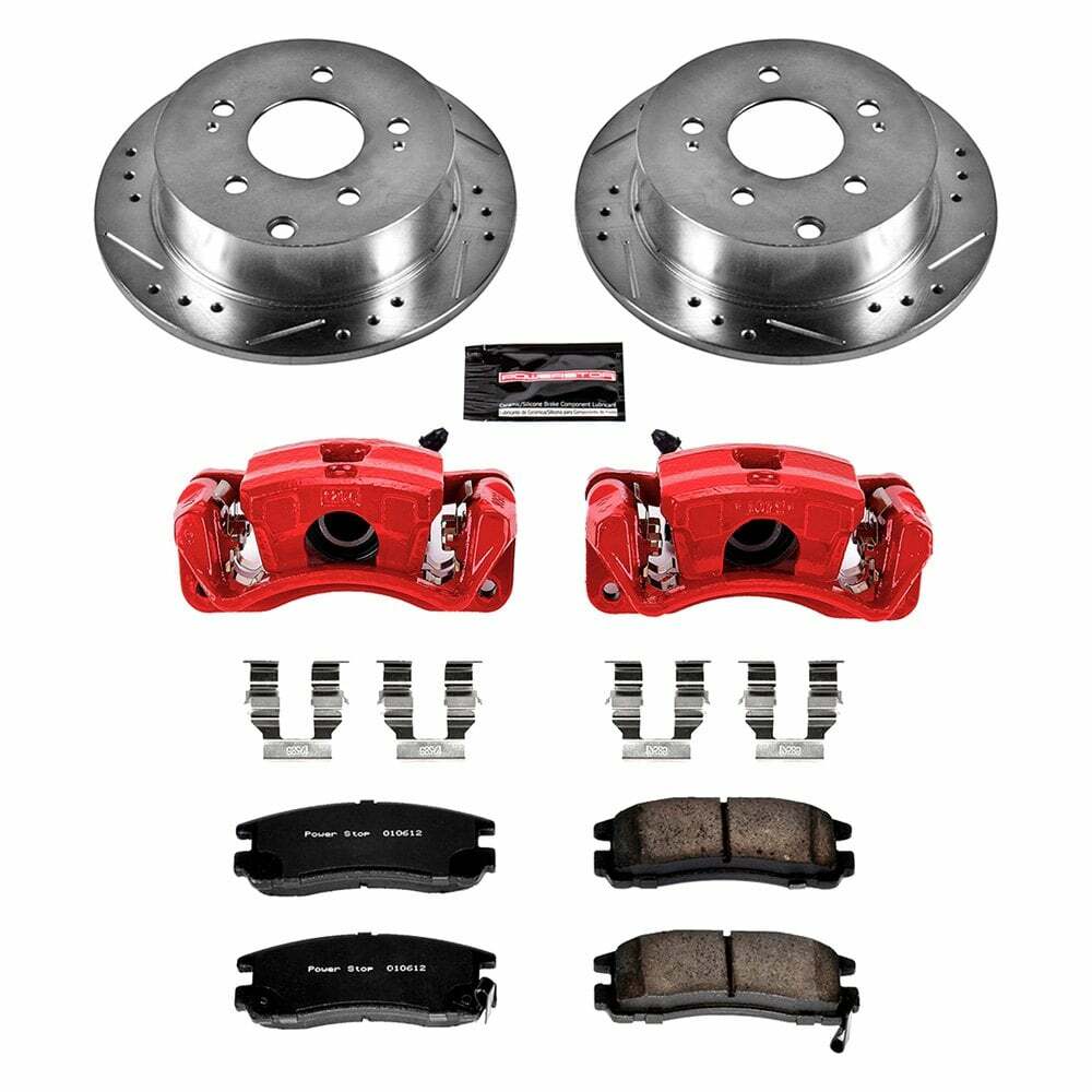 Power Stop 06-12 Mitsubishi Eclipse Rear Z23 Evolution Sport Brake Kit w/Calipers - KC155