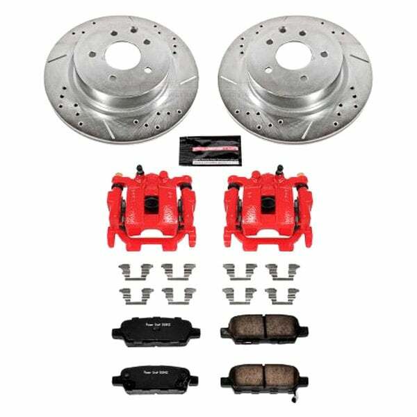 Power Stop 09-14 Nissan Maxima Rear Z23 Evolution Sport Brake Kit w/Calipers - KC179C