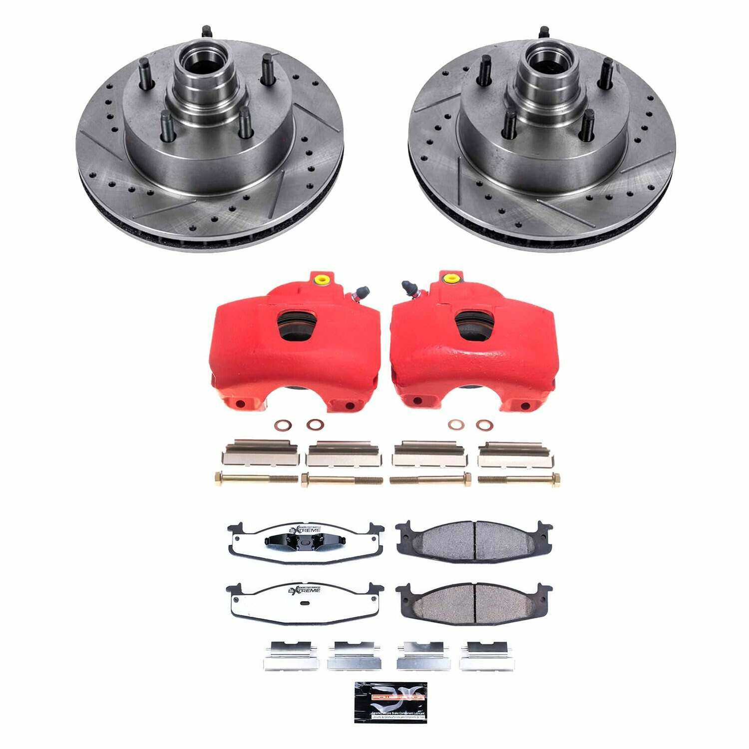 Power Stop 94-96 Ford F-150 Front Z36 Truck & Tow Kit w/Cals - KC1831-36