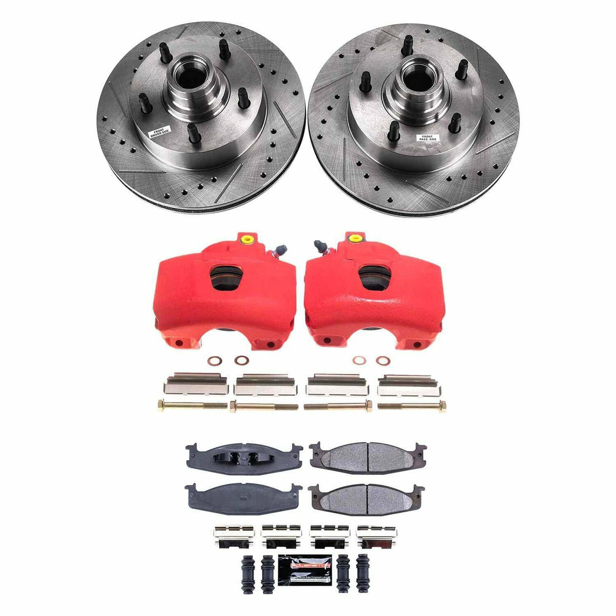 Power Stop 2003 Ford E-150 Front Z23 Evolution Sport Brake Kit w/Calipers - KC1832