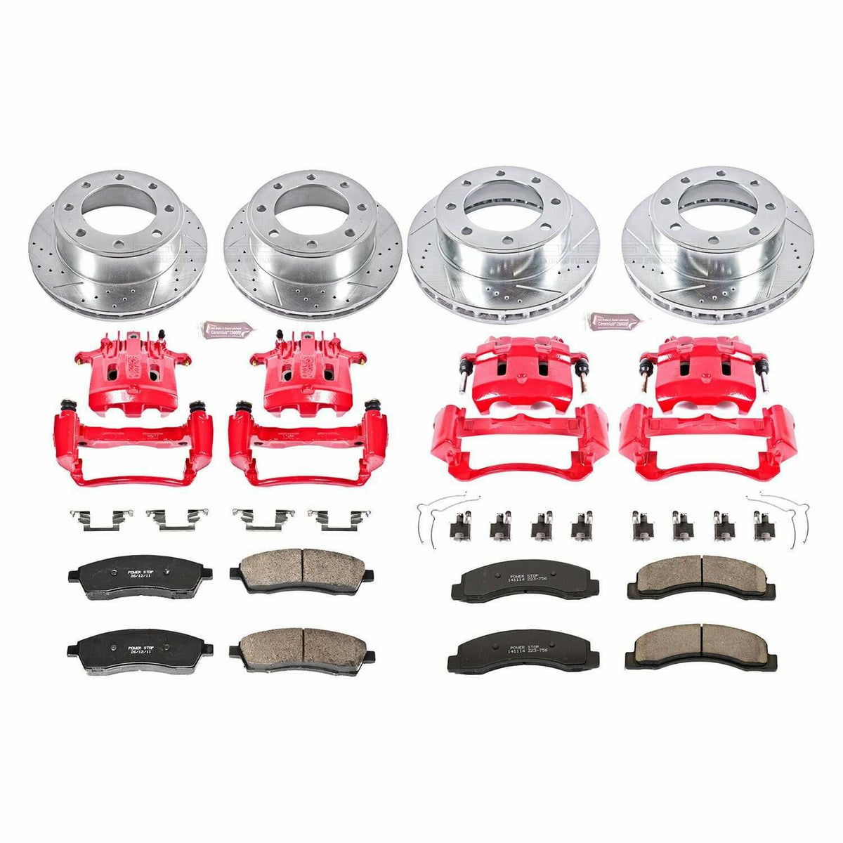 Power Stop 00-05 Ford Excursion Front & Rear Z23 Evolution Sport Brake Kit w/Calipers - KC1906A
