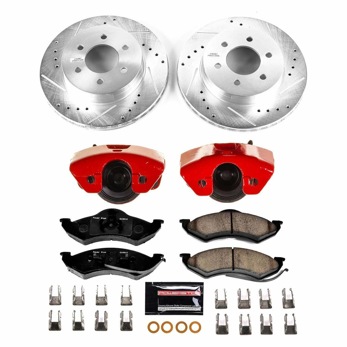 Power Stop 98-99 Dodge Durango Front Z23 Evolution Kit w/Calipers - KC2138
