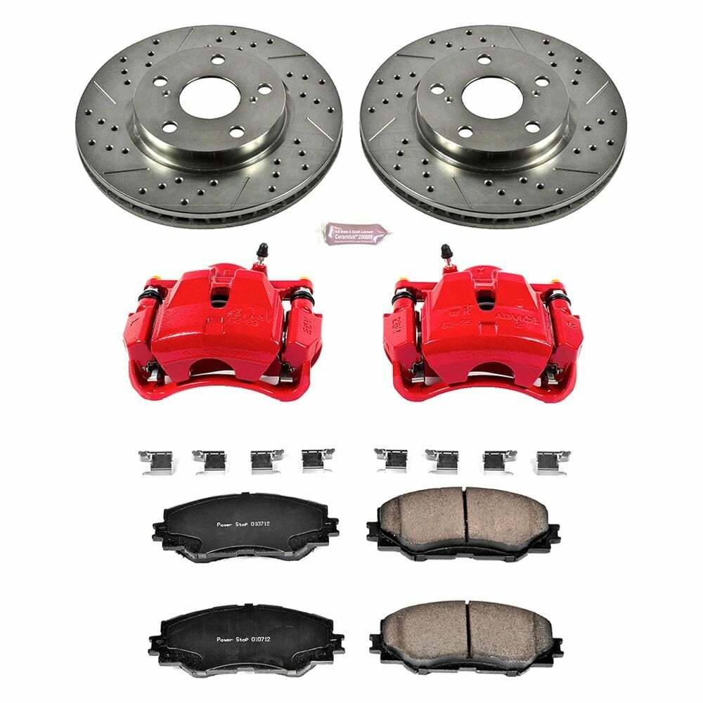 Power Stop 10-12 Lexus HS250h Front Z23 Evolution Sport Brake Kit w/Calipers - KC258A