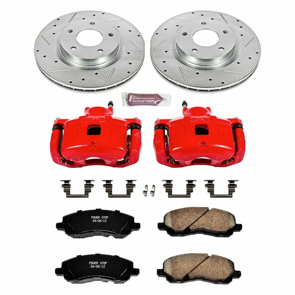 Power Stop 08-16 Mitsubishi Lancer Front Z23 Evolution Sport Brake Kit w/Calipers - KC3032A