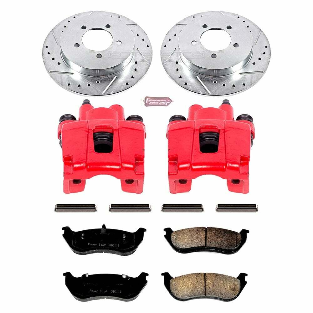 Power Stop 02-05 Ford Explorer Rear Z36 Truck & Tow Brake Kit w/Calipers - KC3150-36