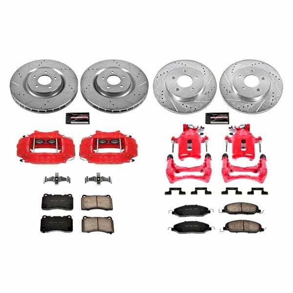 Power Stop 07-11 Ford Mustang Front & Rear Z23 Evolution Sport Brake Kit w/Calipers - KC4042