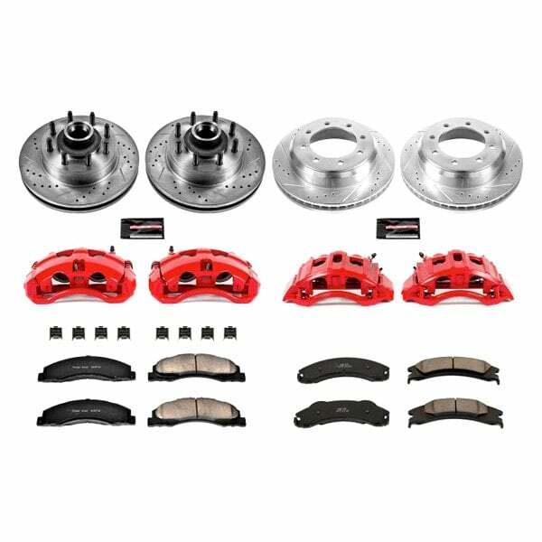 Power Stop 17-18 Ford E-450 Super Duty Front and Rear Z23 Evolution Kit w/Cals - KC4131
