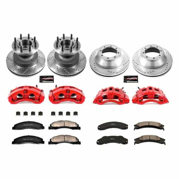 Power Stop 08-19 Ford E-350 Super Duty Front & Rear Z23 Evolution Kit w/Cals - KC4132