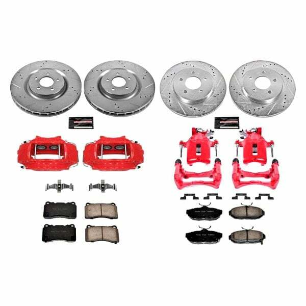 Power Stop 11-14 Ford Mustang Front & Rear Z23 Evolution Sport Brake Kit w/Calipers - KC4148