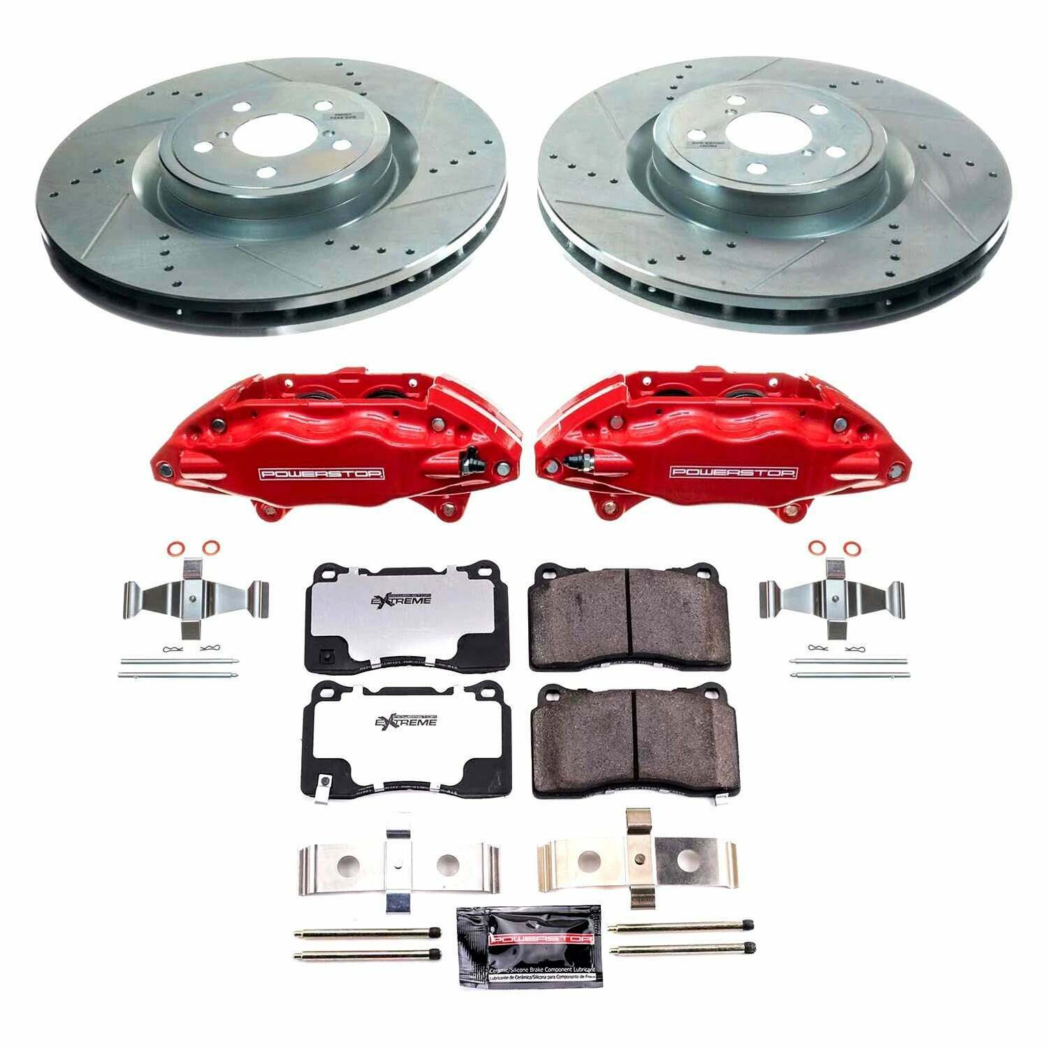 Power Stop 2004 Subaru Impreza Front Z26 Street Kit w/Calipers - KC4549-26