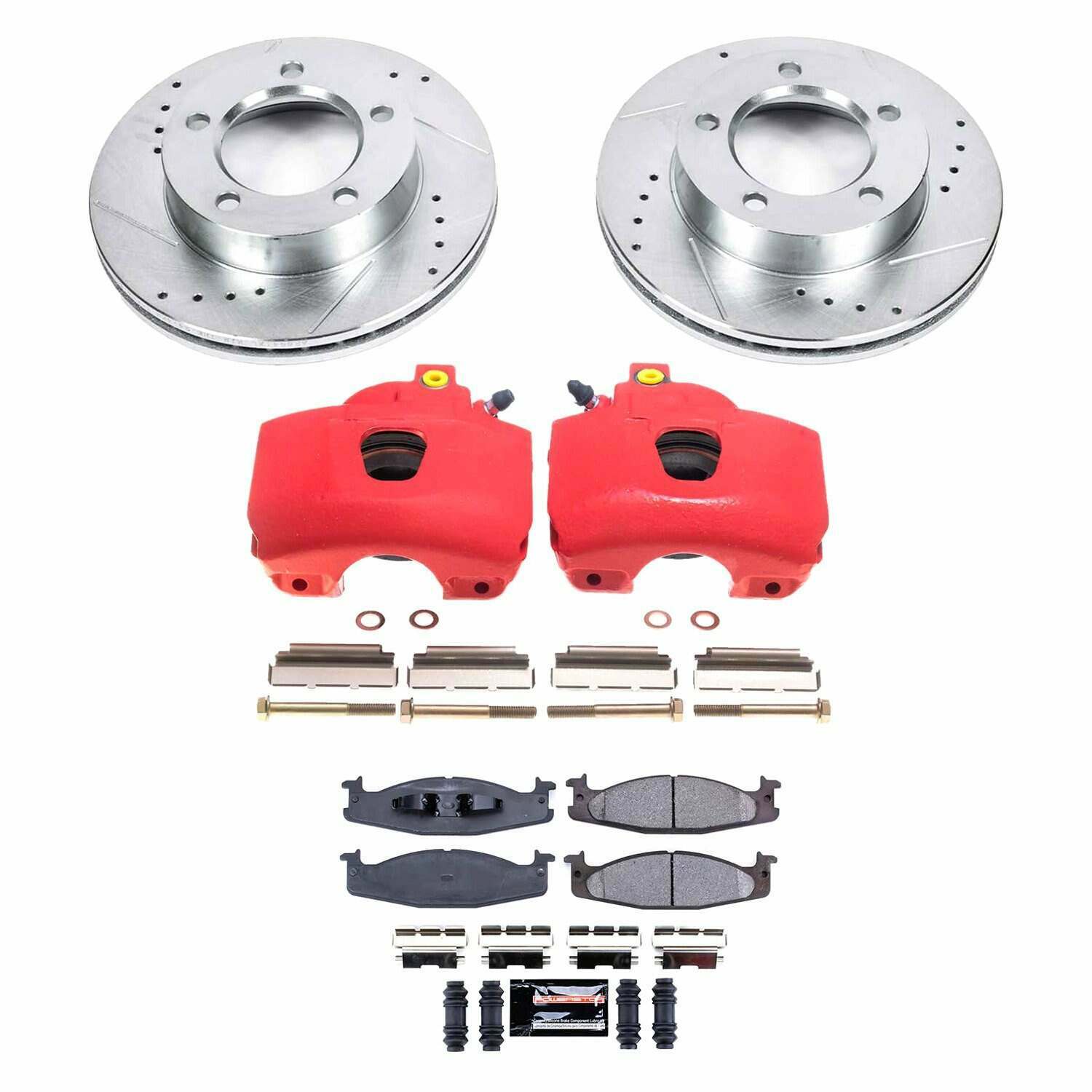 Power Stop 94-96 Ford Bronco Front Z23 Evolution Sport Brake Kit w/Calipers - KC5067