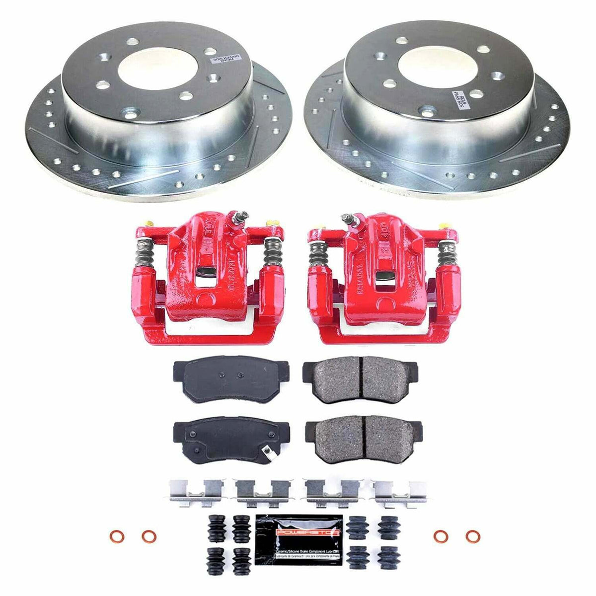 Power Stop 01-06 Kia Optima Rear Z23 Evolution Kit w/Calipers - KC5212