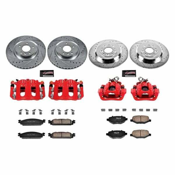 Power Stop 10-11 Ford Flex Front & Rear Z23 Evolution Sport Brake Kit w/Calipers - KC5510A