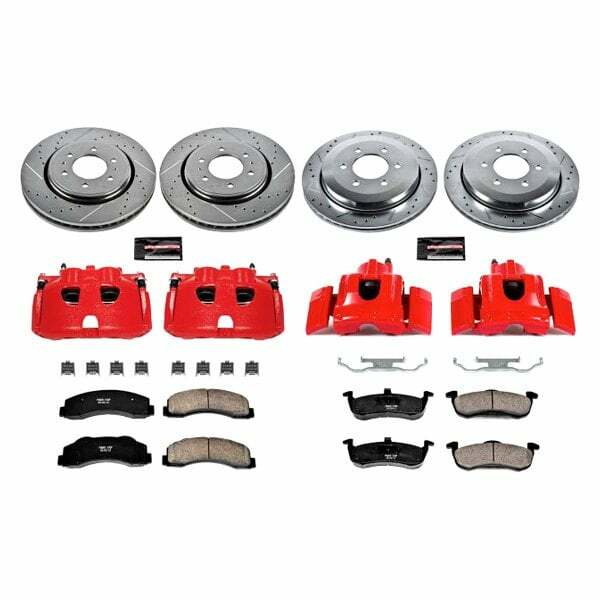 Power Stop 10-17 Ford Expedition Front & Rear Z23 Evolution Sport Brake Kit w/Calipers - KC5577