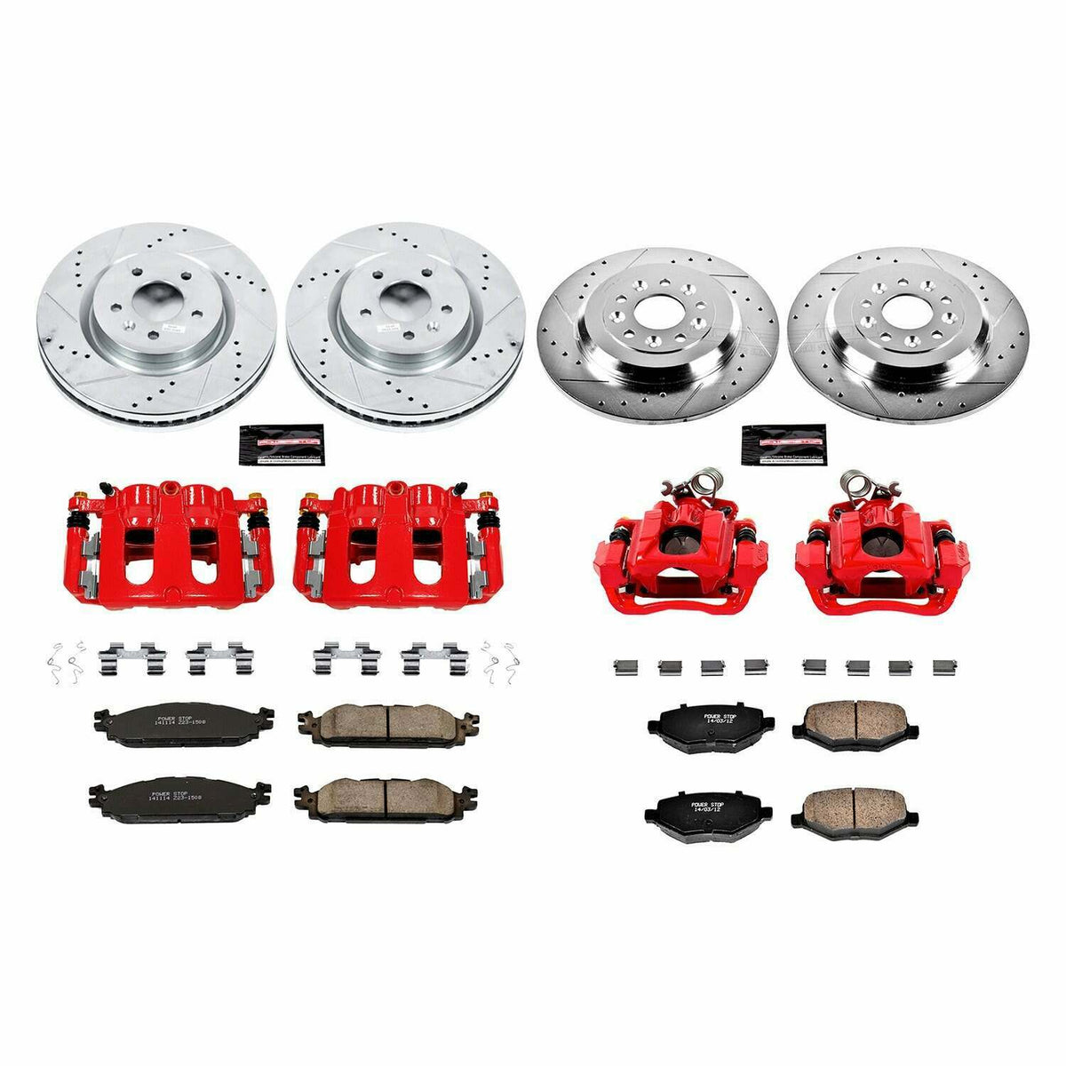 Power Stop 11-19 Ford Explorer Front & Rear Z36 Truck & Tow Kit w/Calipers - KC5584-36
