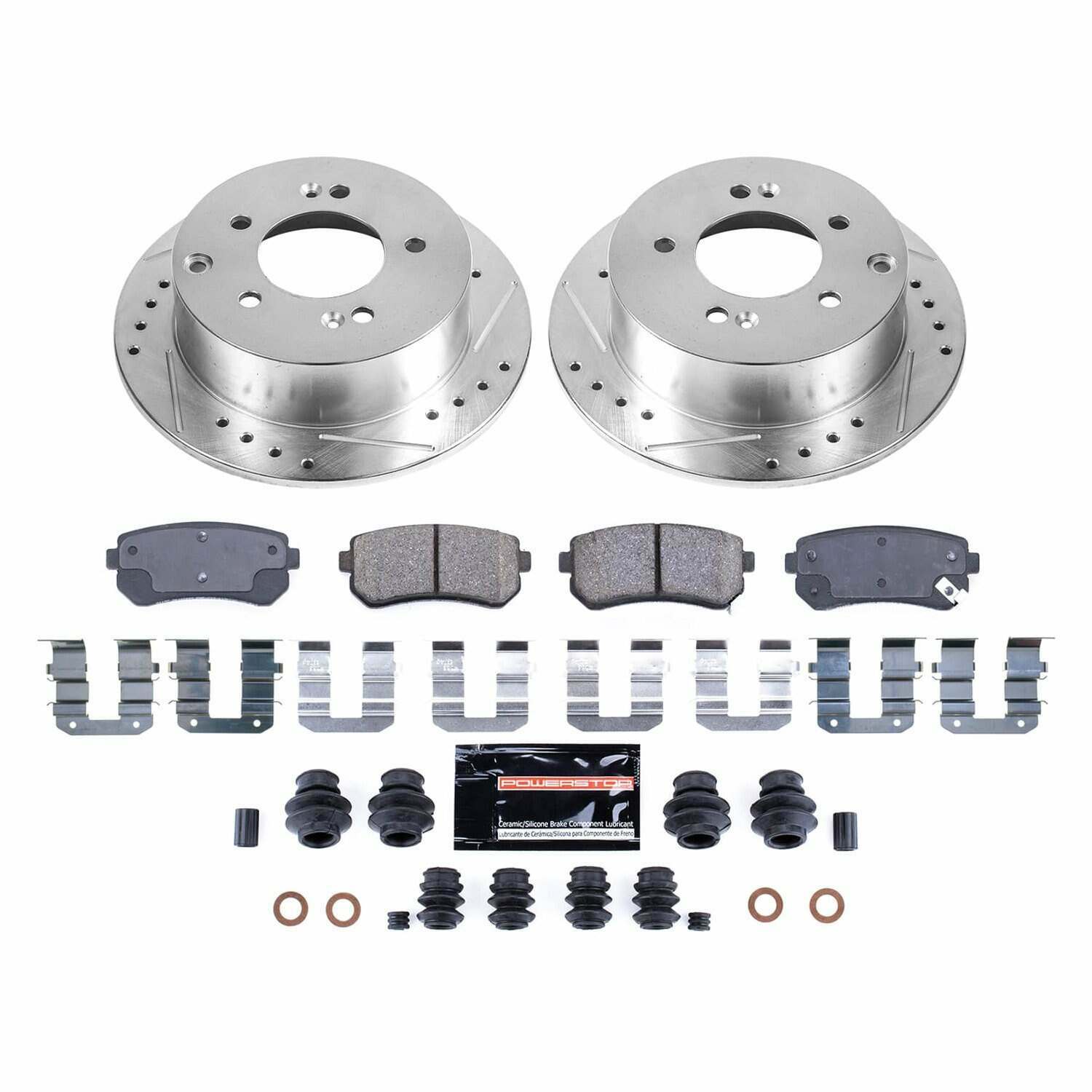 Power Stop 10-13 Kia Forte Koup Rear Z23 Evolution Kit w/Calipers - KC5915