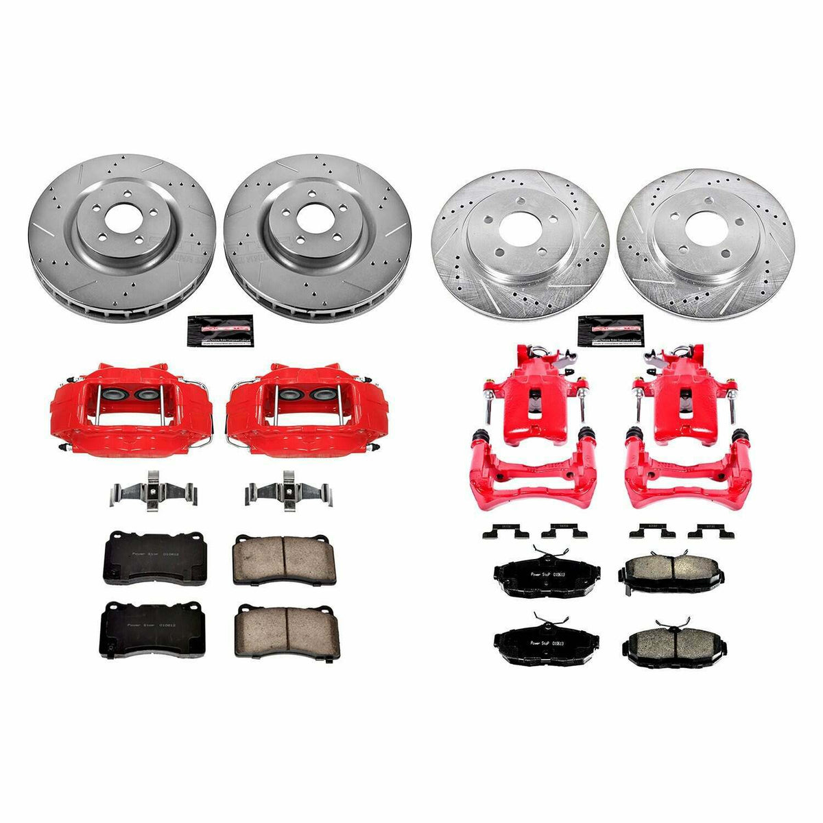 Power Stop 2012 Ford Mustang Front and Rear Z26 Street Kit w/Cals - KC5942-26