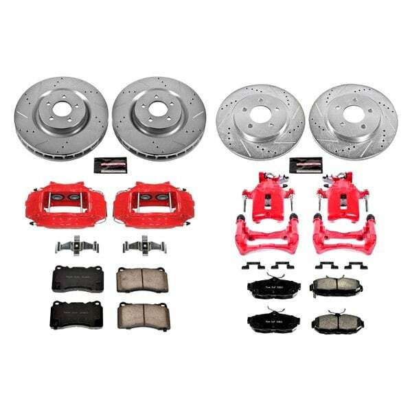 Power Stop 2012 Ford Mustang Front & Rear Z23 Evolution Sport Brake Kit w/Calipers - KC5942