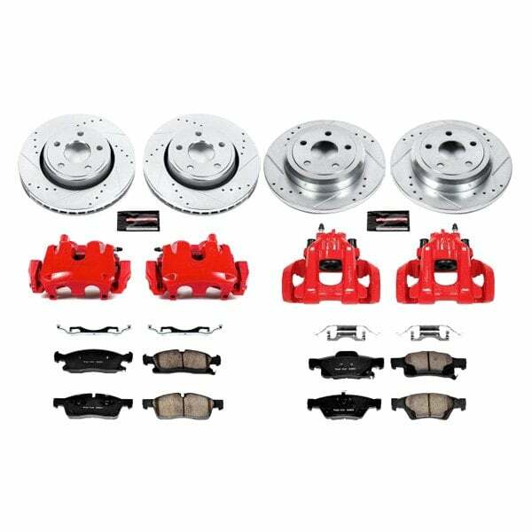 Power Stop 11-17 Dodge Durango Front & Rear Z23 Evolution Sport Brake Kit w/Calipers - KC5952
