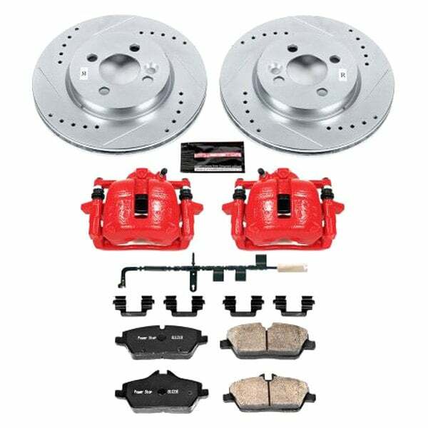 Power Stop 07-10 Mini Cooper Front Z23 Evolution Sport Brake Kit w/Calipers - KC6066