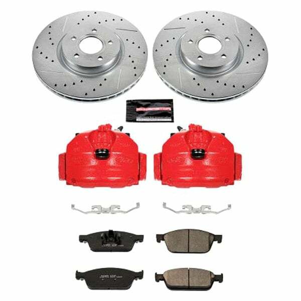 Power Stop 13-14 Ford Focus Front Z23 Evolution Sport Brake Kit w/Calipers - KC6479
