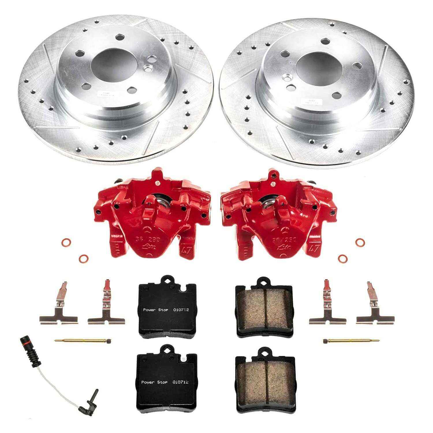 Power Stop 00-03 Mercedes-Benz CLK430 Rear Z23 Evolution Sport Brake Kit w/Calipers - KC6697