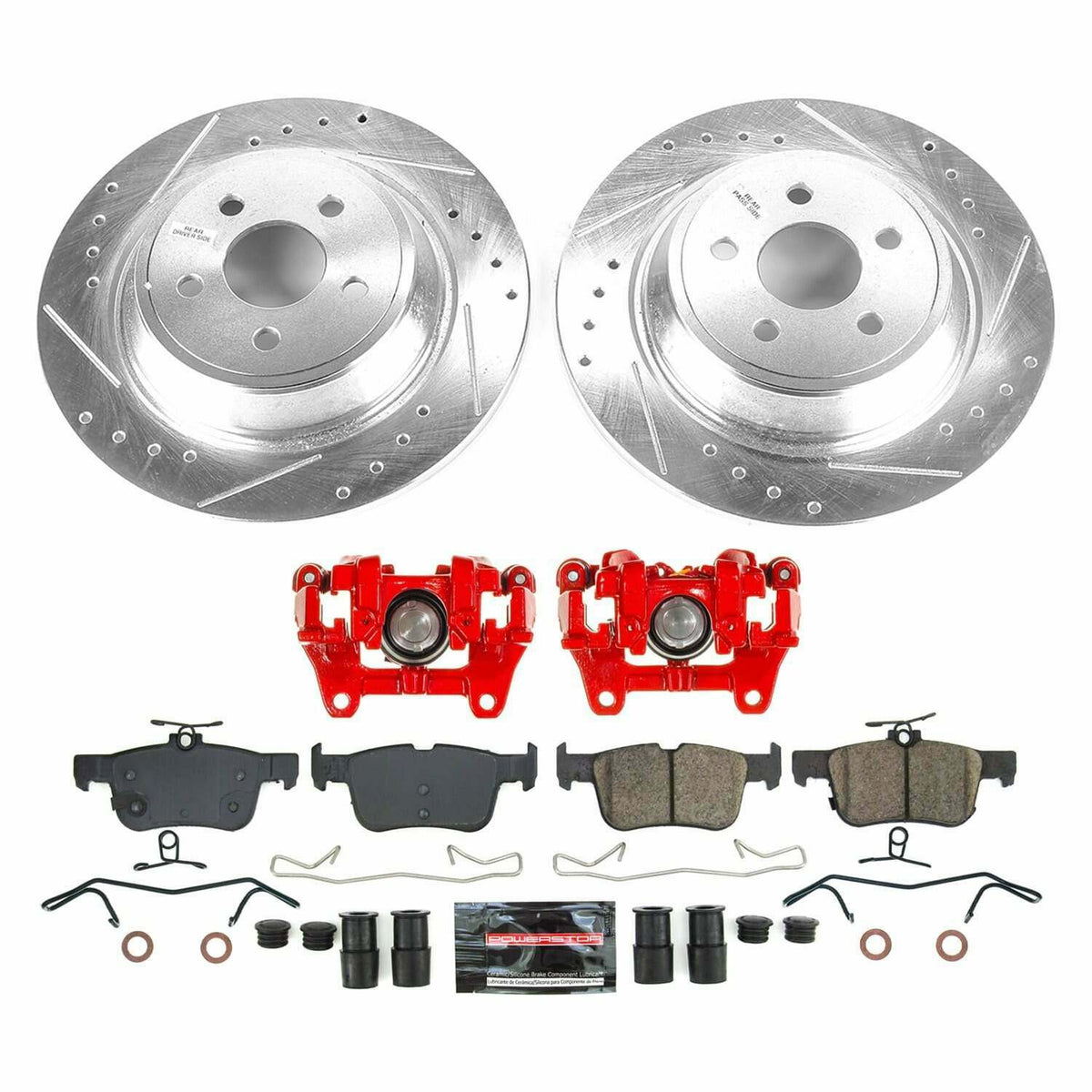 Power Stop 19-22 Lincoln Nautilus Rear Z23 Evolution Kit w/Calipers - KC7417A