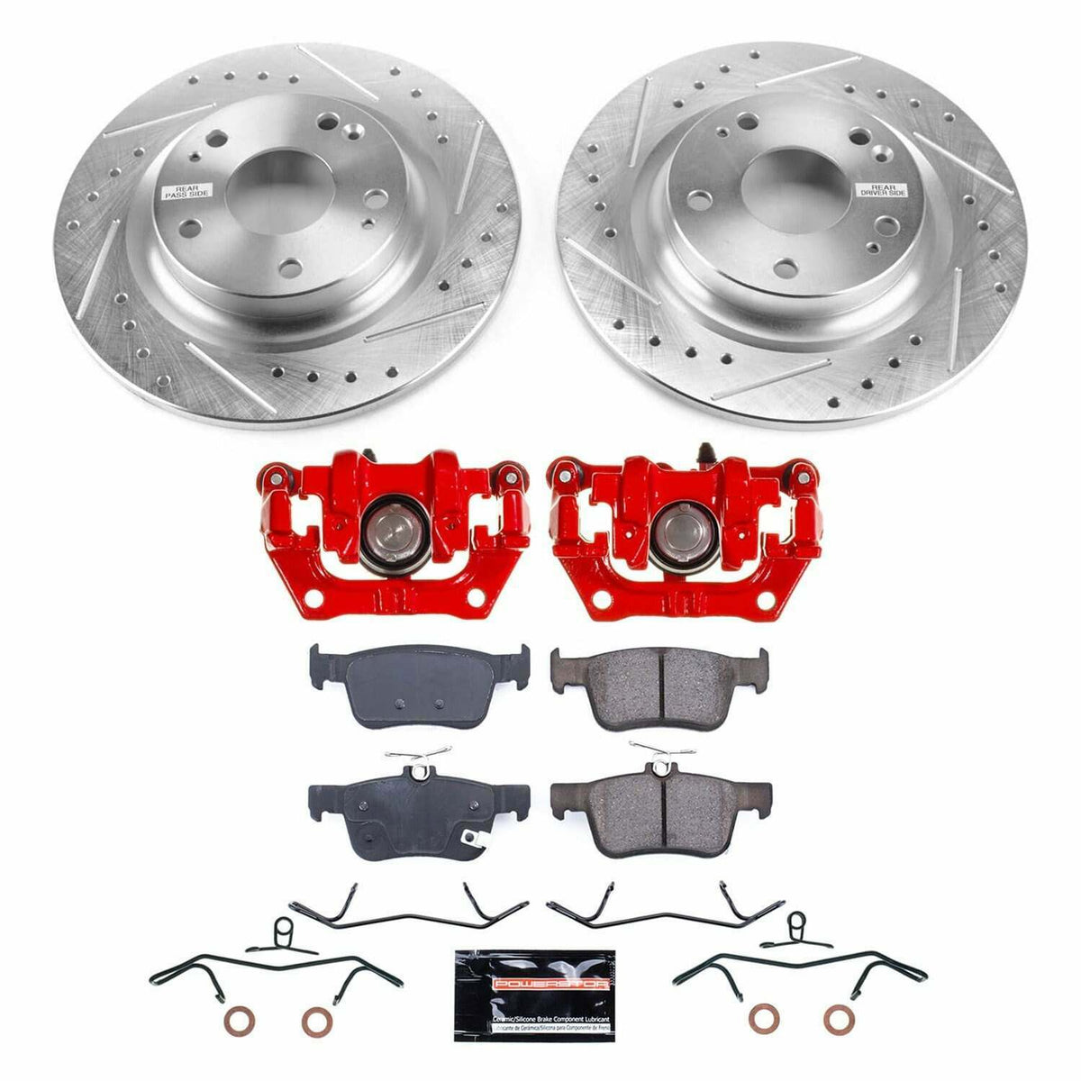 Power Stop 2020 Honda Civic Rear Z23 Evolution Kit w/Calipers - KC7934