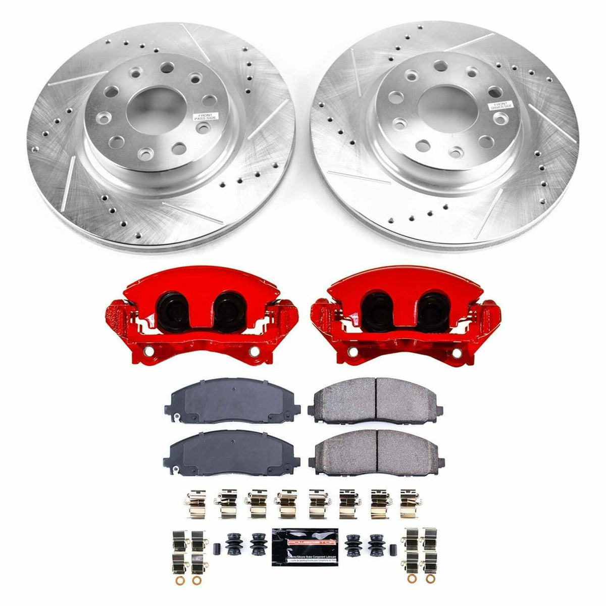 Power Stop 18-22 Jeep Wrangler Front Z23 Evolution Kit w/Calipers - KC7941A