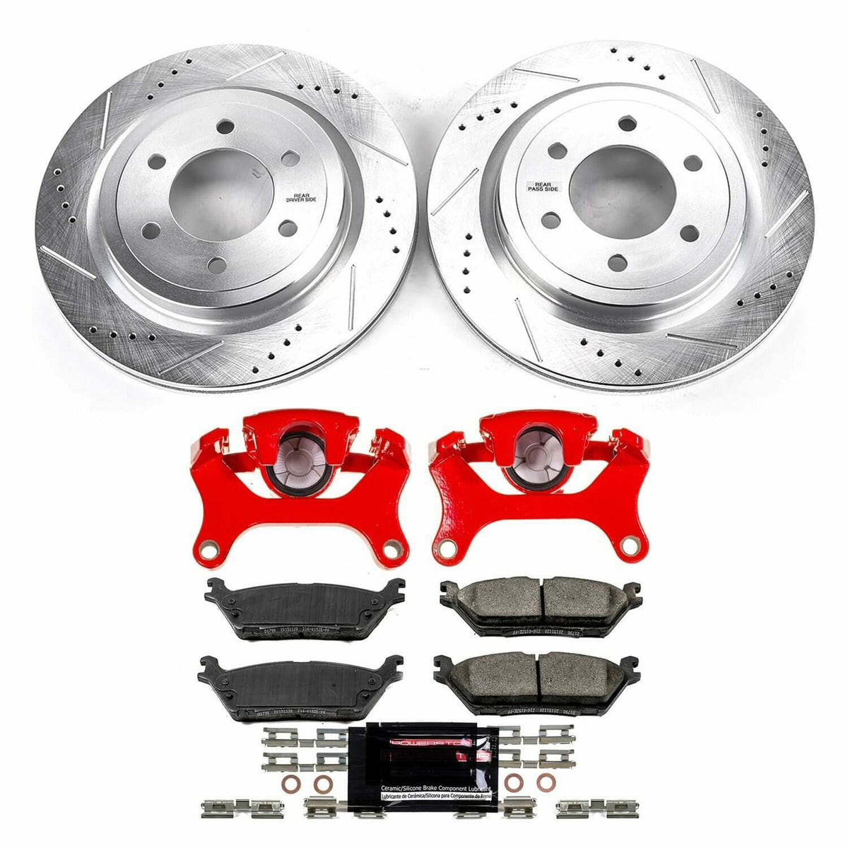 Power Stop 18-20 Ford F-150 Rear Z23 Evolution Kit w/Calipers - KC8030