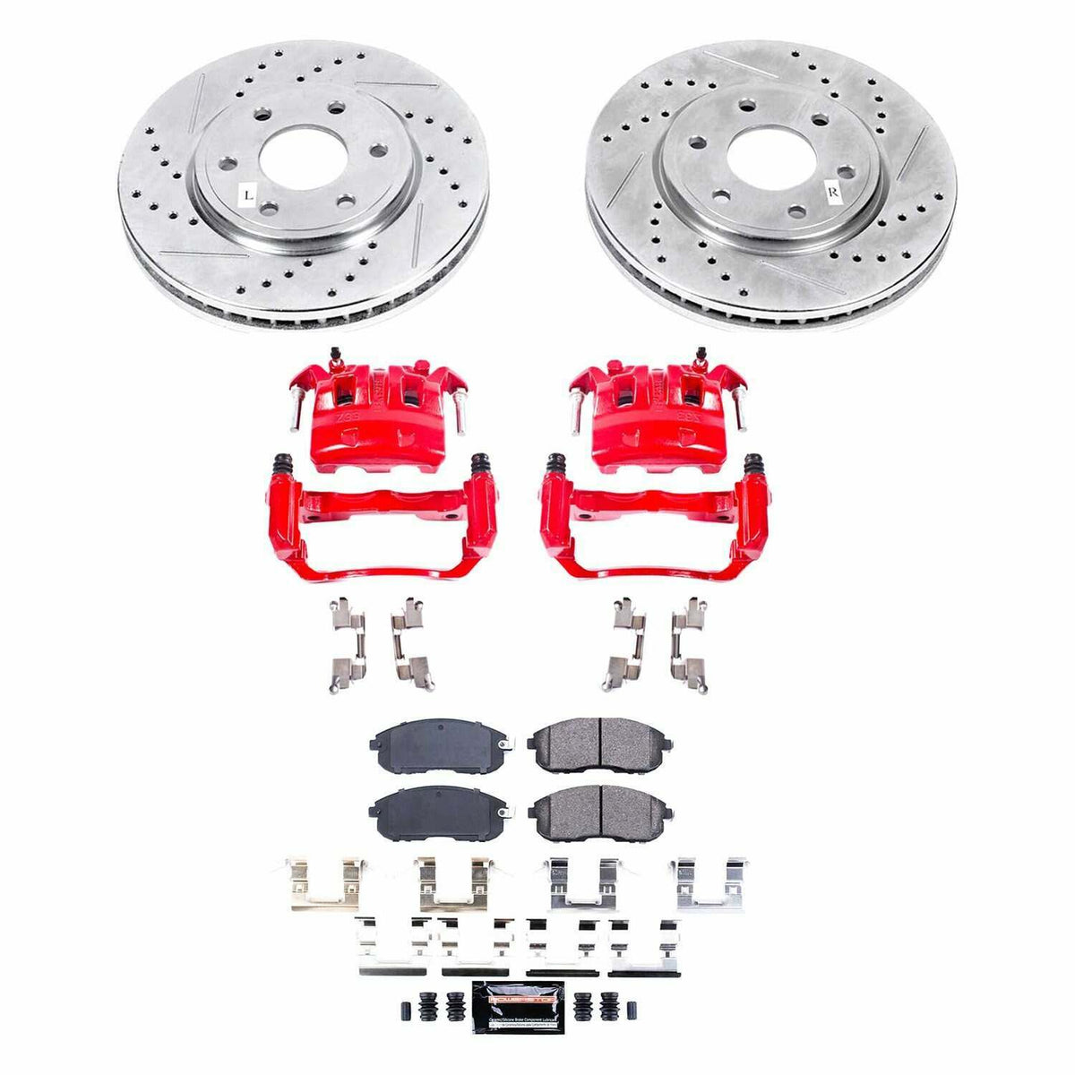 Power Stop 2019 Nissan Frontier Front Z23 Evolution Sport Brake Kit w/Calipers - KC8324