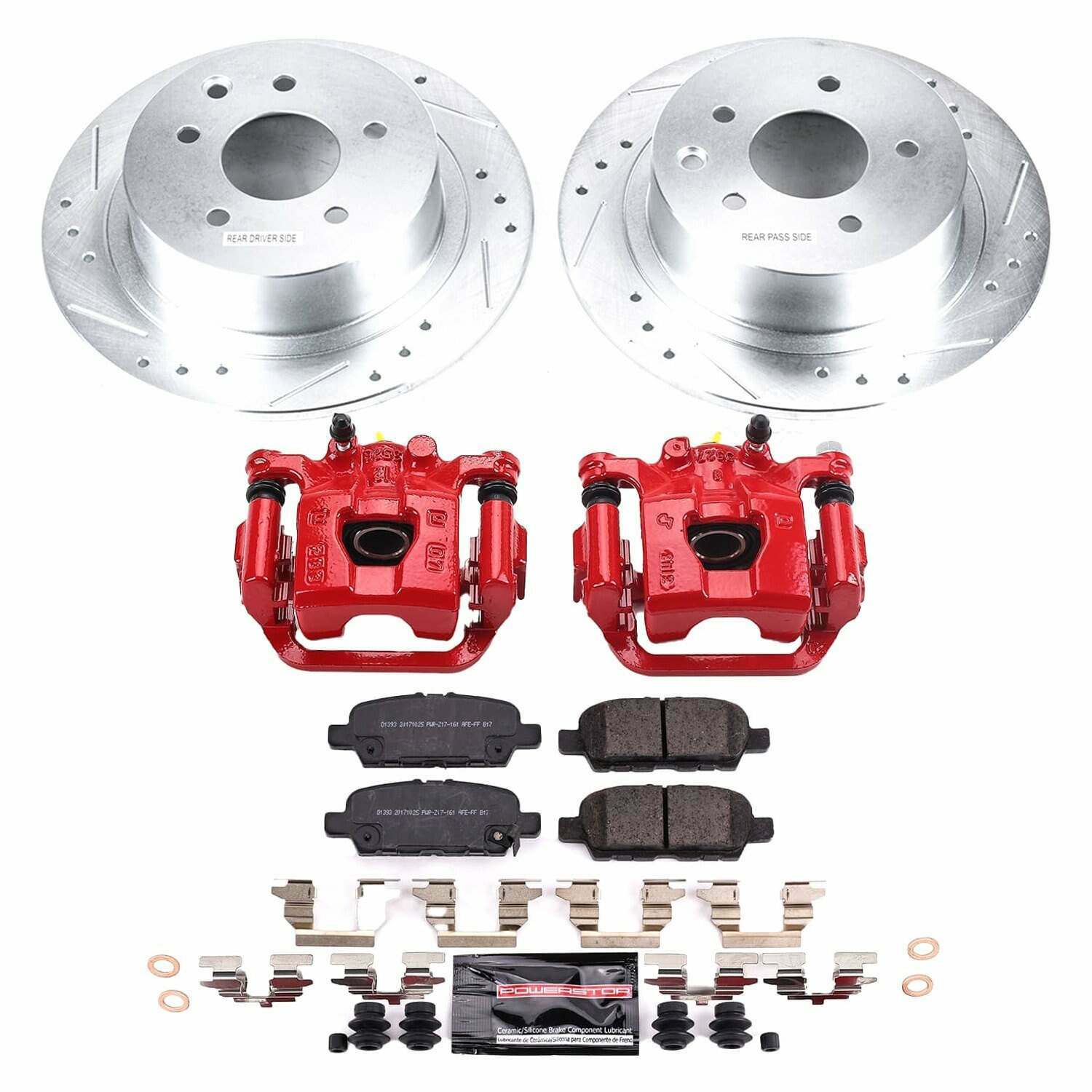Power Stop 2019 Nissan Sentra Rear Z23 Evolution Kit w/Calipers - KC8335