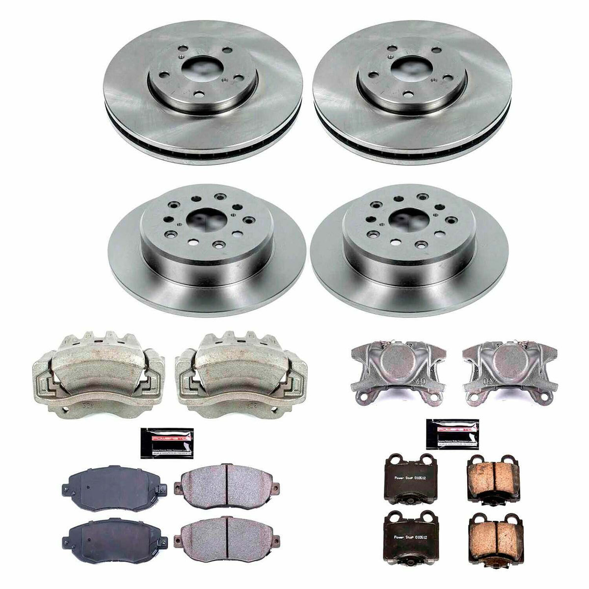 Power Stop 01-05 Lexus IS300 Front & Rear Autospecialty Kit w/Cals - KCOE1079A