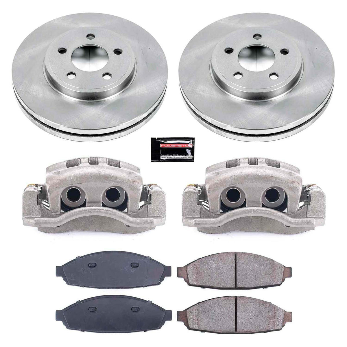 Power Stop 03-04 Mercury Marauder Front Autospecialty Kit w/Cals - KCOE1364