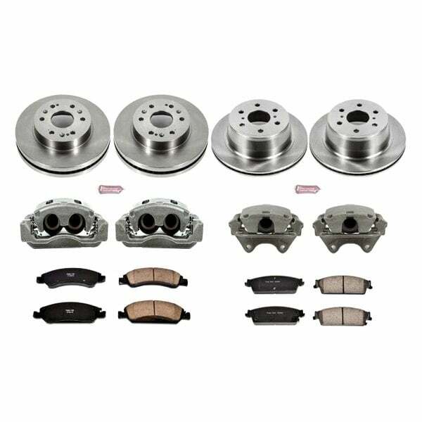 Power Stop 08-14 Cadillac Escalade Front & Rear Autospecialty Kit w/Cals - KCOE2070
