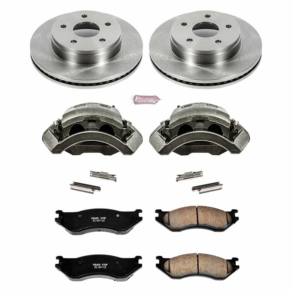 Power Stop 04-06 Dodge Durango Front Autospecialty Kit w/Cals - KCOE2165A