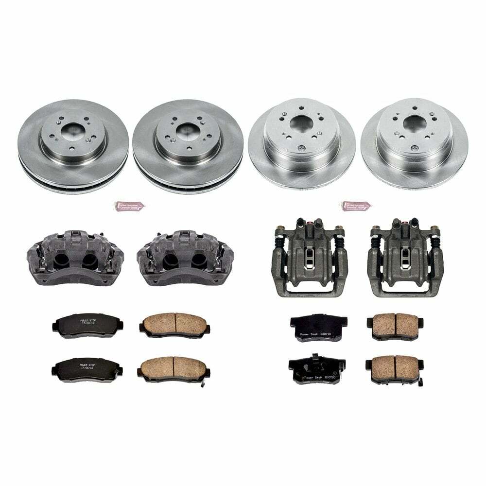 Power Stop 10-12 Acura RDX Front & Rear Autospecialty Brake Kit w/Calipers - KCOE229