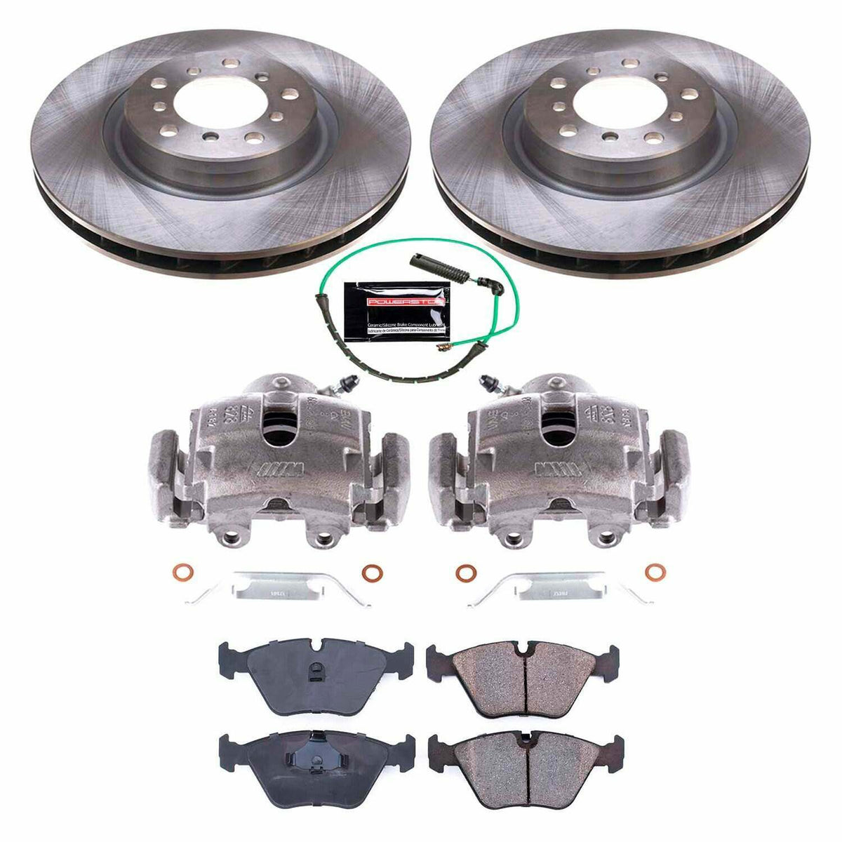 Power Stop 01-06 BMW M3 Front Autospecialty Kit w/Cals - KCOE2903