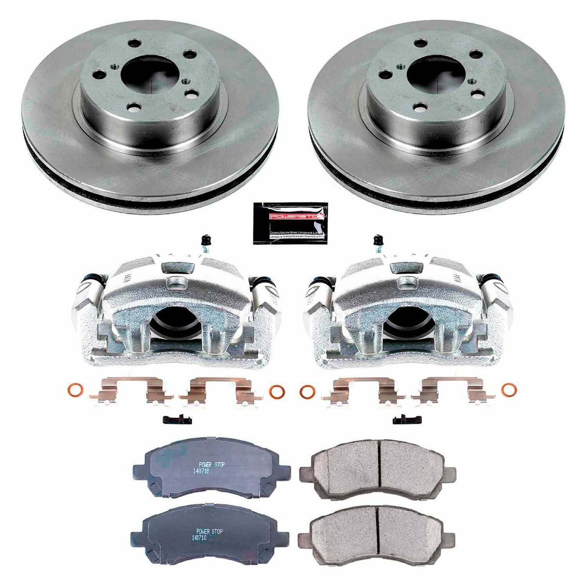 Power Stop 97-01 Subaru Impreza Front Autospecialty Brake Kit w/Calipers - KCOE445