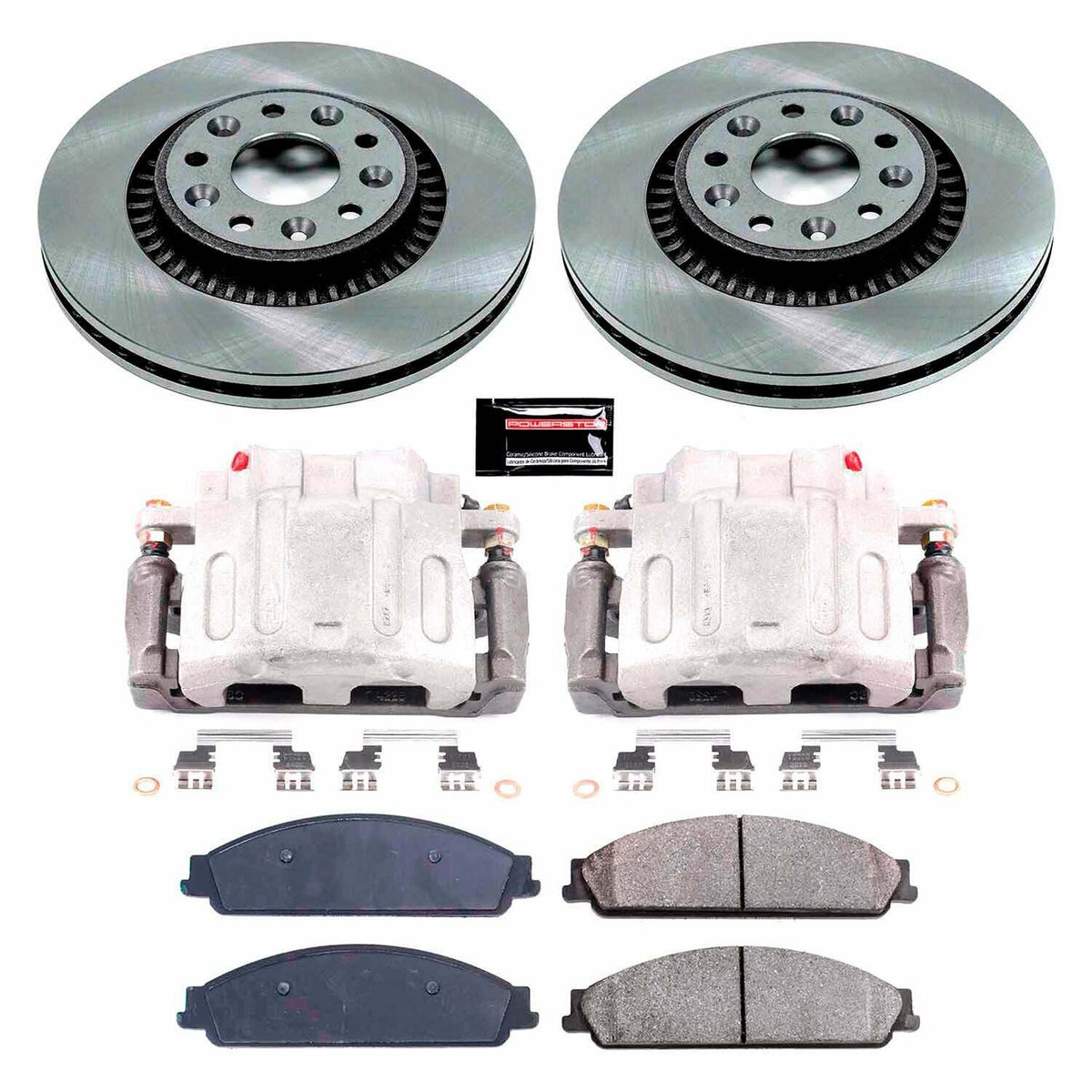 Power Stop 08-09 Mercury Sable Front Autospecialty Kit w/Cals - KCOE4599