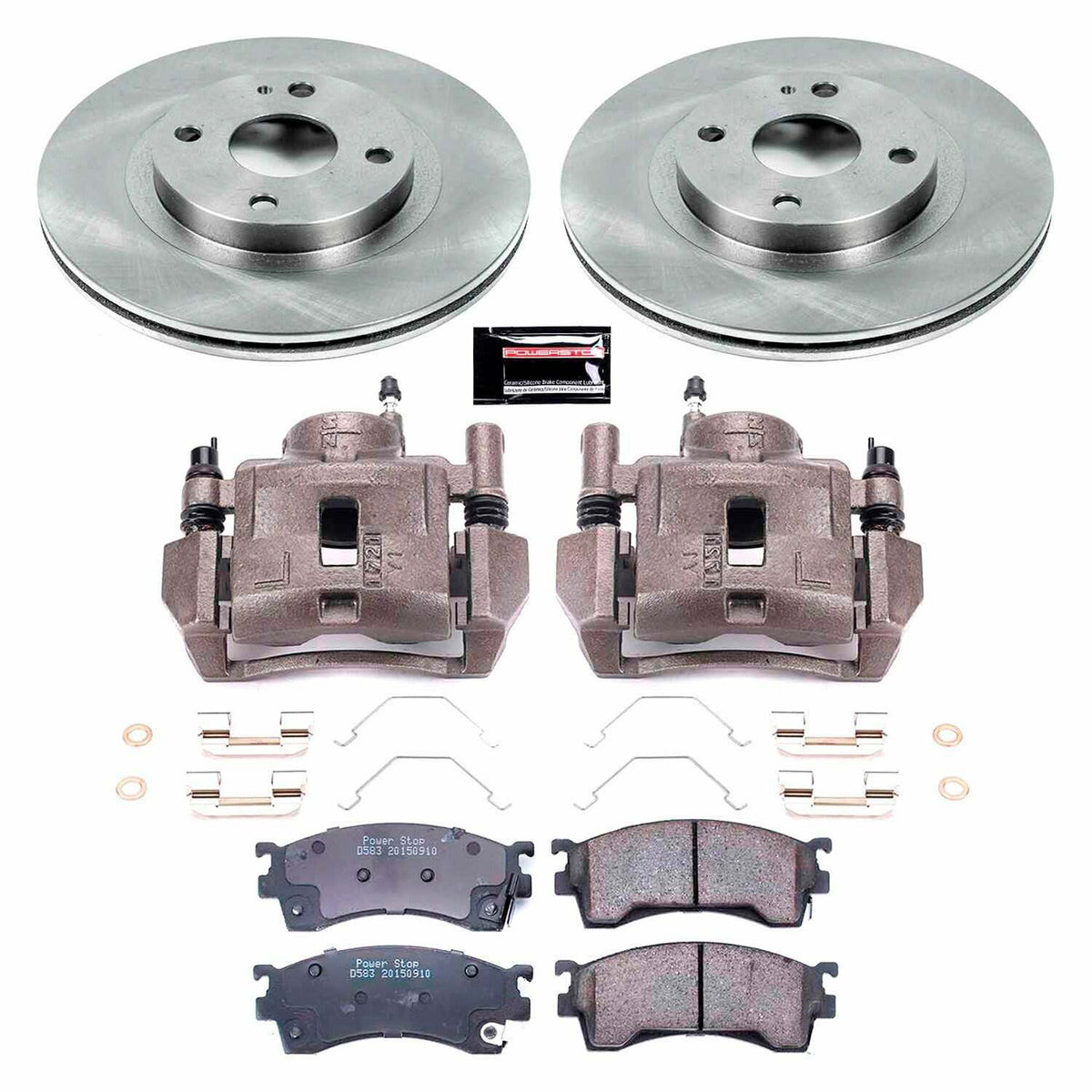 Power Stop 99-00 Mazda Protege Front Autospecialty Brake Kit w/Calipers - KCOE5031