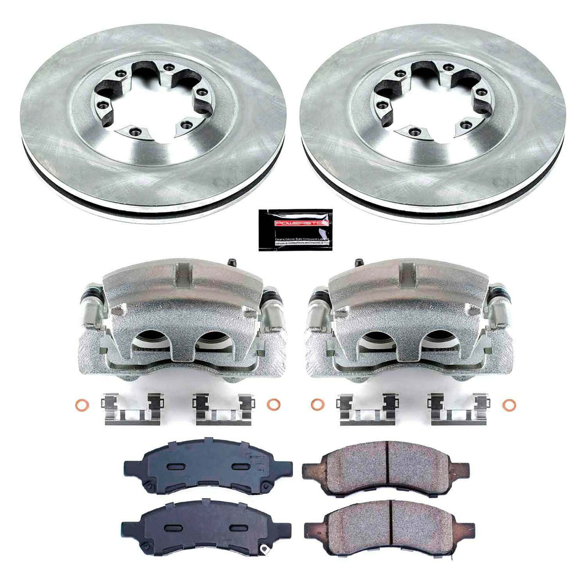 Power Stop 09-12 GMC Canyon Front Autospecialty Kit w/Cals - KCOE5405
